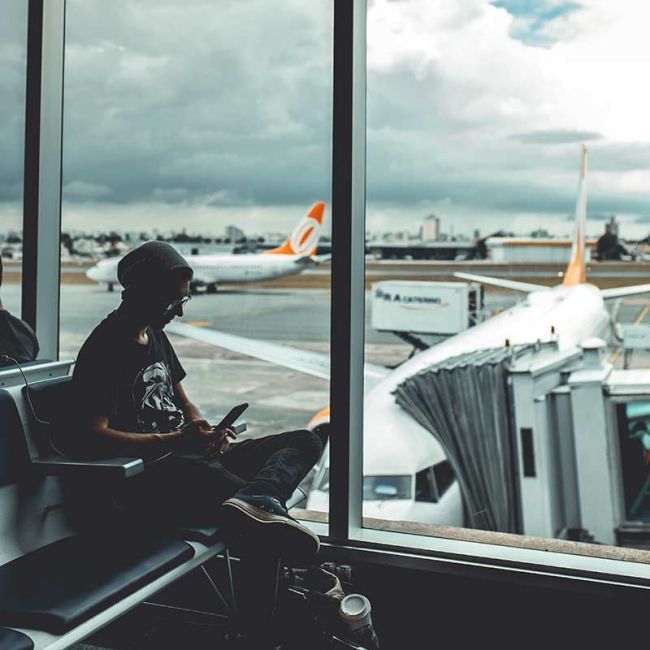 Autobuses para traslados al aeropuerto